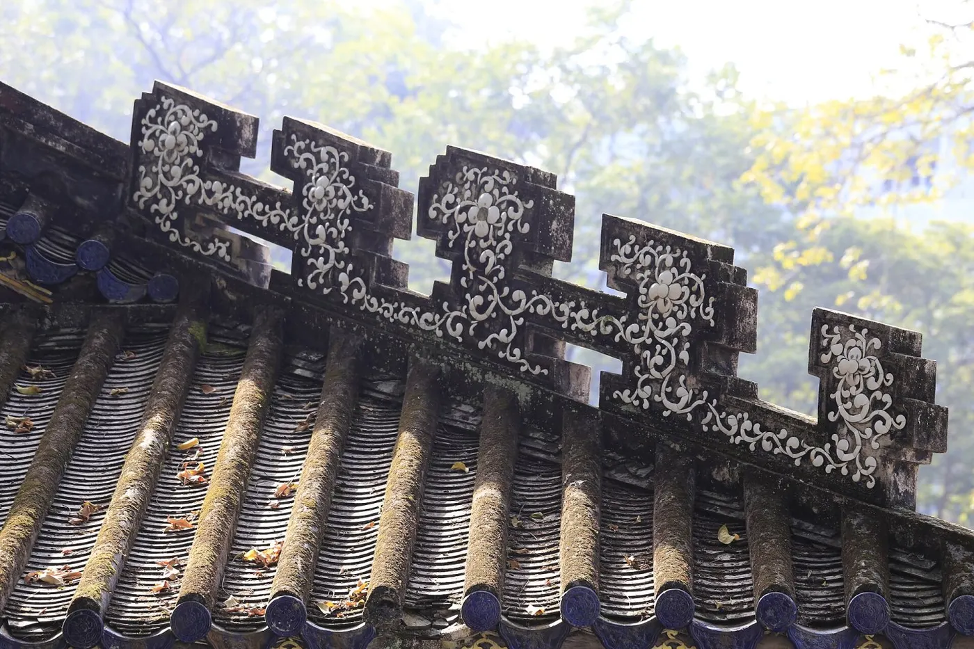 韩文公祠屋脊近景