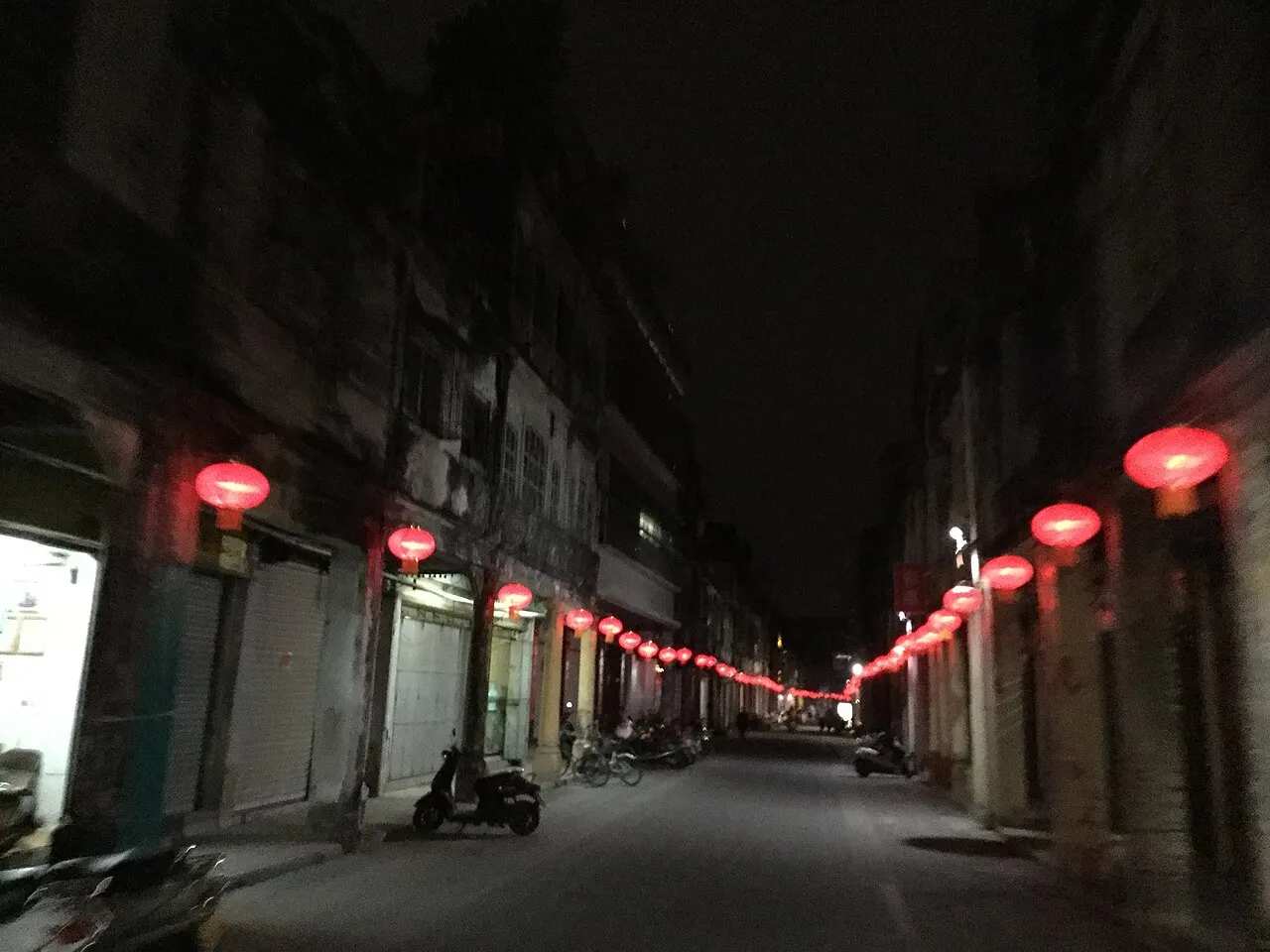 揭阳老城中山路夜景