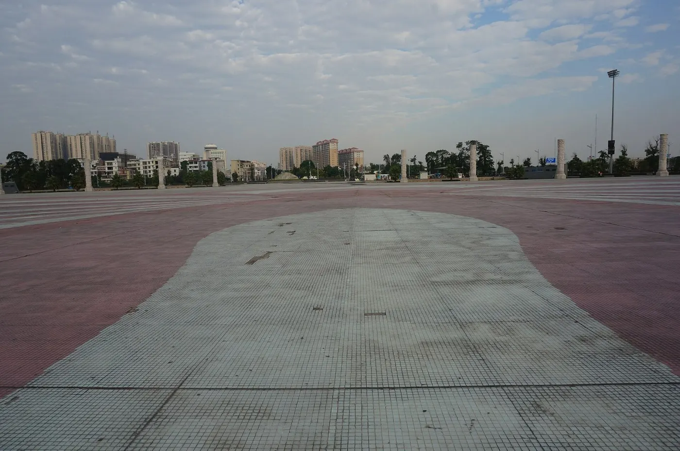揭阳楼广场的步道