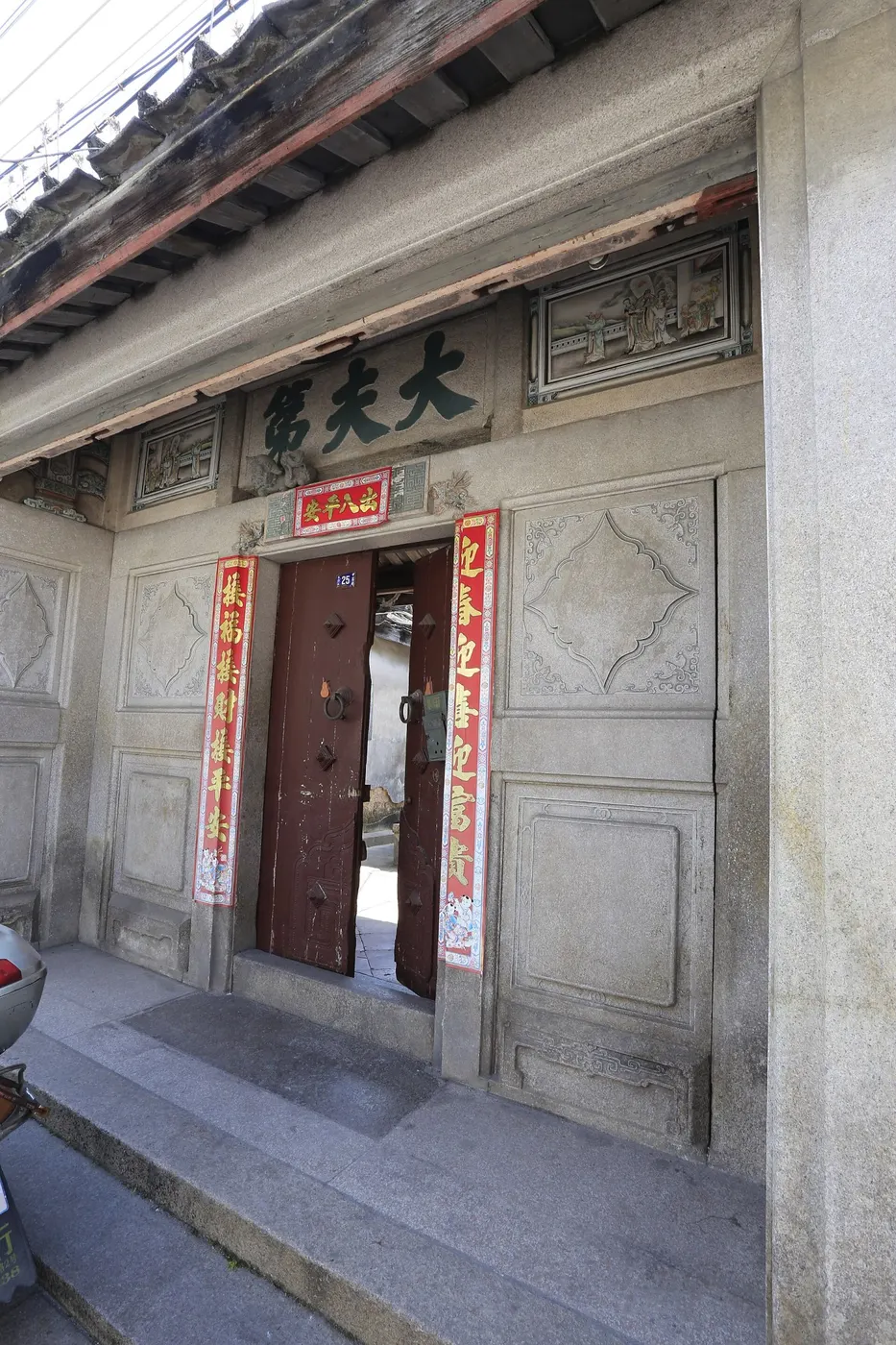 潮州老城民居门楼与巷道