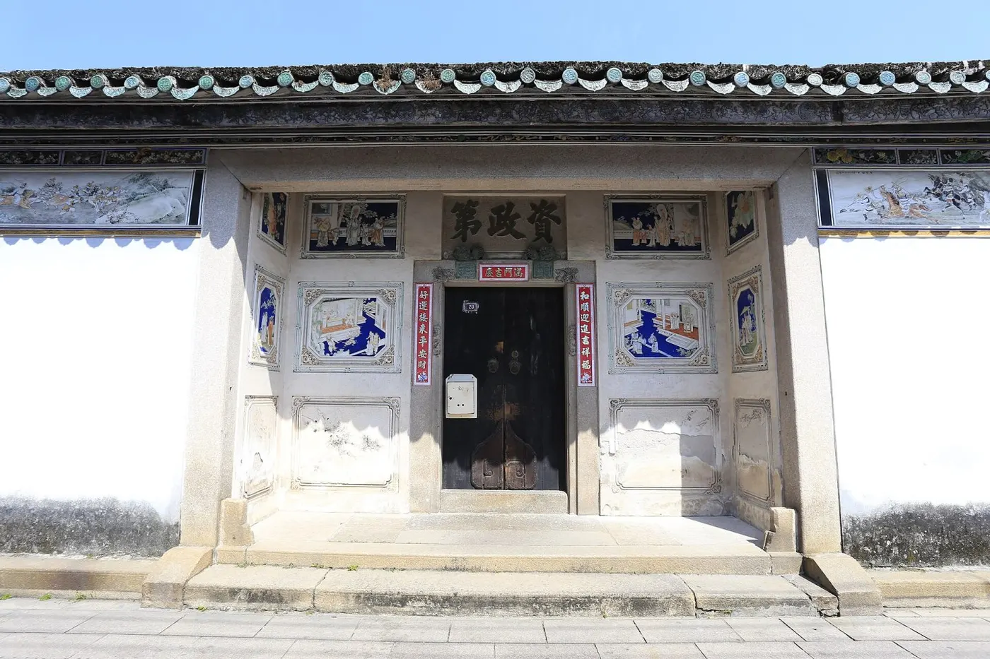 潮州老城民居天井与屋面